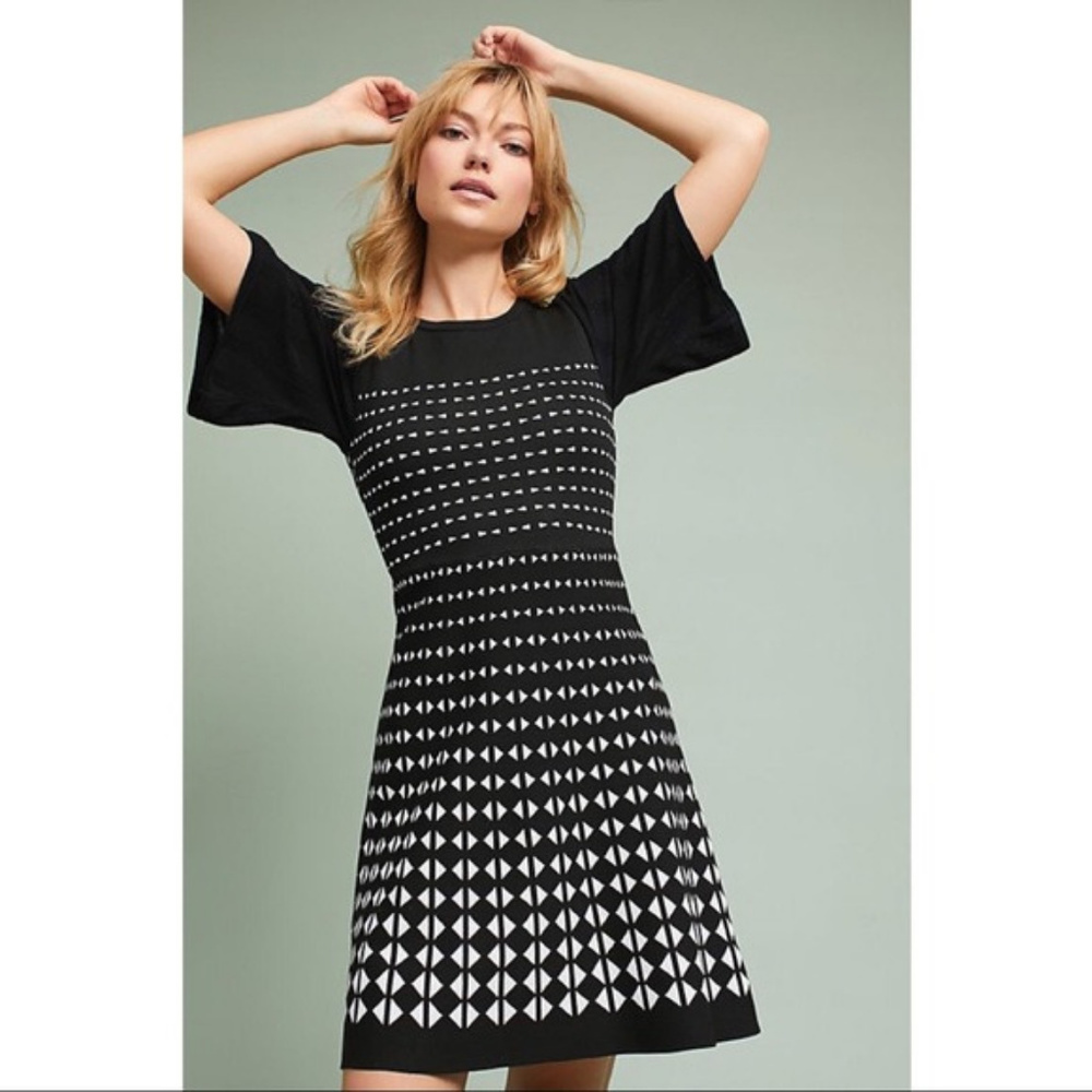 Anthropologie Akemi + Kin Patterned Sweater Dress